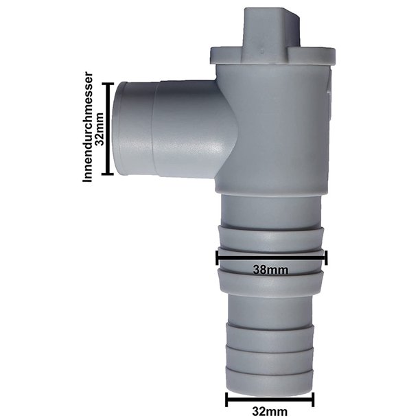 Adaptador De Manguera De Piscina Adaptador de piscina de suelo de PVC Equipo duradero a prueba de fugas de 32 mm para exteriores (B) Ndcxsfigh Para Estrenar