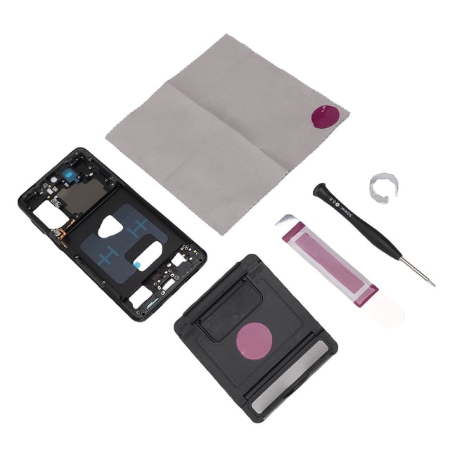 AMONSEE Metal Middle Frame Bezel Repair Kit with Tools for S21 Plus