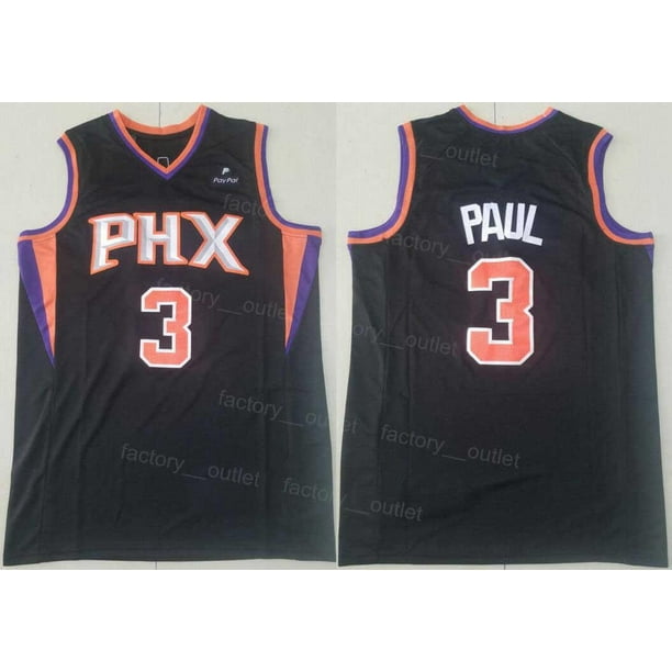 PAUL#3 Phoenix Suns White NBA Jersey