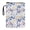 Dolphin, variant on Polyester Zipper Pouch for Men Book Organzoer Holder with Lightweight Book Storage Bag Carrying Book Case for Paperbacks Hardcover Notebook Bible Journal Textbooks Geometric
