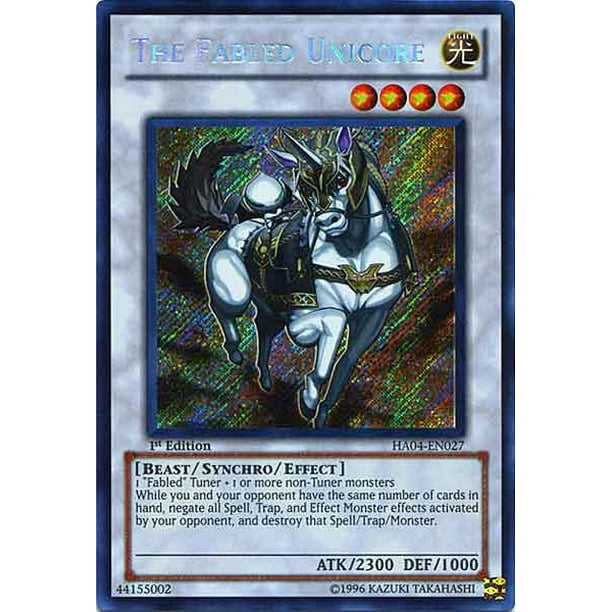 Yugioh Hidden Arsenal 4 Trishula S Triumph The Fabled Unicore Ha04 En027 Walmart Com