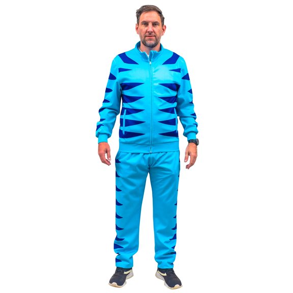 Costume Agent Soccer Coach Tigers Kick and Scream Halloween Jacket and Pants Warm-ups Cosplay