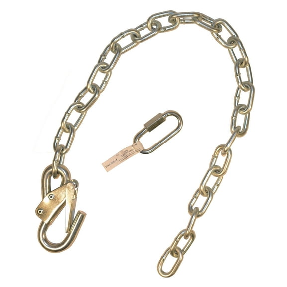 RIGID HITCH INCORPORATED Boat Trailer Bow Chain (BC-500) 3/16" x 24" with 1/4" Quick Link