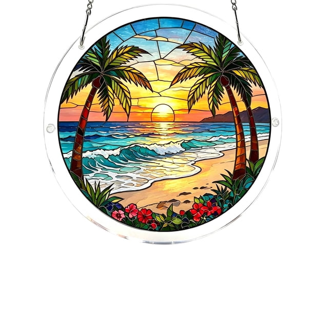 Acrylic Puzzle Pendant Sunshade Window Hanging Plates
