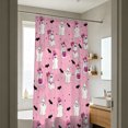 thumbnail image 7 of Halloween Pink Ghost Shower Curtain, Holiday Bathroom Decor, Polyester Fabric Waterproof Machine Washable, Halloween Home Party Decoration, 72 x 72 Inches, 7 of 7