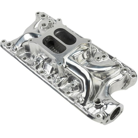 Polished Manifold - 302 SBF Qualifier Dual Plane Intake Manifold, Polished