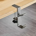 thumbnail image 1 of Desk Edge Hook for Gaming Headset and Backpack, Adjustable Punch-Free, 1-Piece, 1 of 7