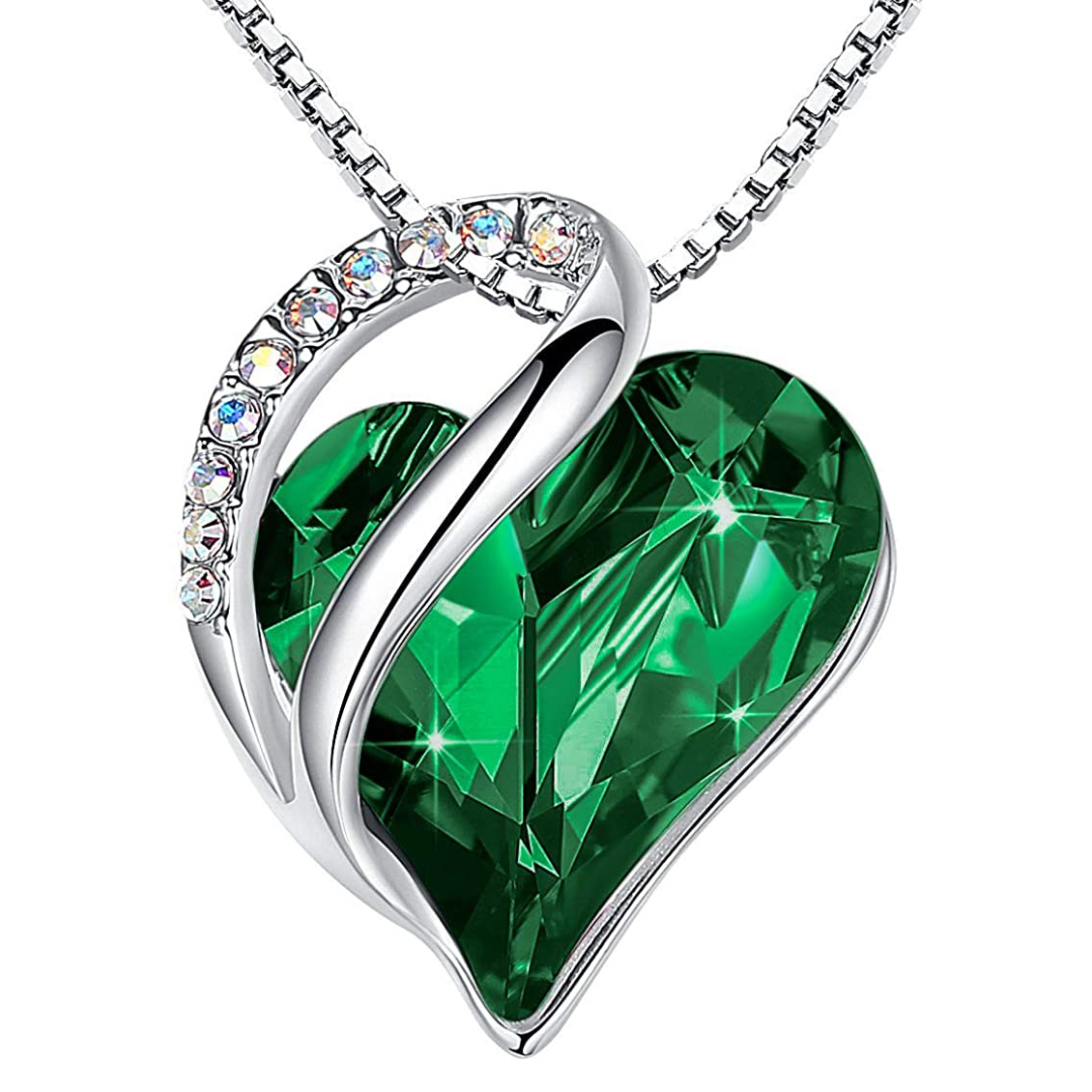 Heart Geometry Necklace 925 Sterling Silver Jewelry for Women Girlfriend Gift Anniversary Gift