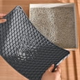 thumbnail image 6 of Tgbvmt Silicone Cat Litter Collection Mat 37x22cm 15x9In Washable Spatter Proof Waterproof Raised Dots Litter Control Fast Drying Easy Clean Mat For Cat Litter Box Floor Protection Decor Favors, 6 of 6