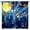 Blue, variant on Hero Comic Window Curtains 84" x 84" 2 Panel Art Buildings Cityscape City Kids for Bedroom Nursery Decor