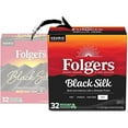 thumbnail image 2 of Folgers Black Silk Dark Roast Coffee, 128 Keurig K-Cup Pods, 32 Count (Pack Of 4), 2 of 3