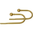 thumbnail image 2 of MERIVILLE Set of 2 Decorative Satin Nickel Ball End Window Curtain Holdbacks for Draperies, 2 of 2