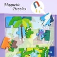 thumbnail image 2 of 3 In 1 Magnetic Puzzle Book, Foldable Magnetic Puzzle Toddler Travel Toy, 2 of 5
