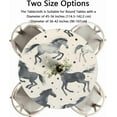 thumbnail image 6 of Round Fitted Tablecloth with Elastic Edge Cherries Themed Table Cloth for 45"-56" Round Tables Washable Table Covers for Dinning Party Picnic Camping, 6 of 6