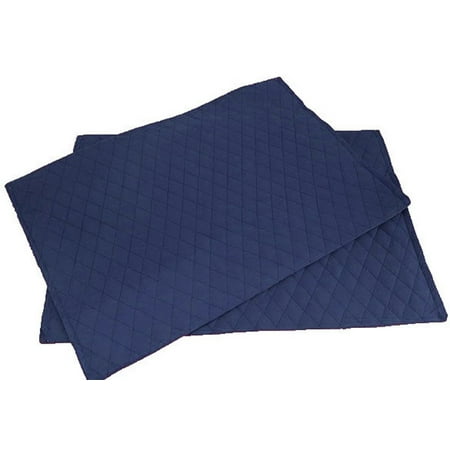 

Quilted Placemats by Penny s Needful Things (Rectangle - Set of 8) (Navy Blue)