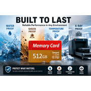 512GB Micro SD Card Flash Memory Card with Adapter