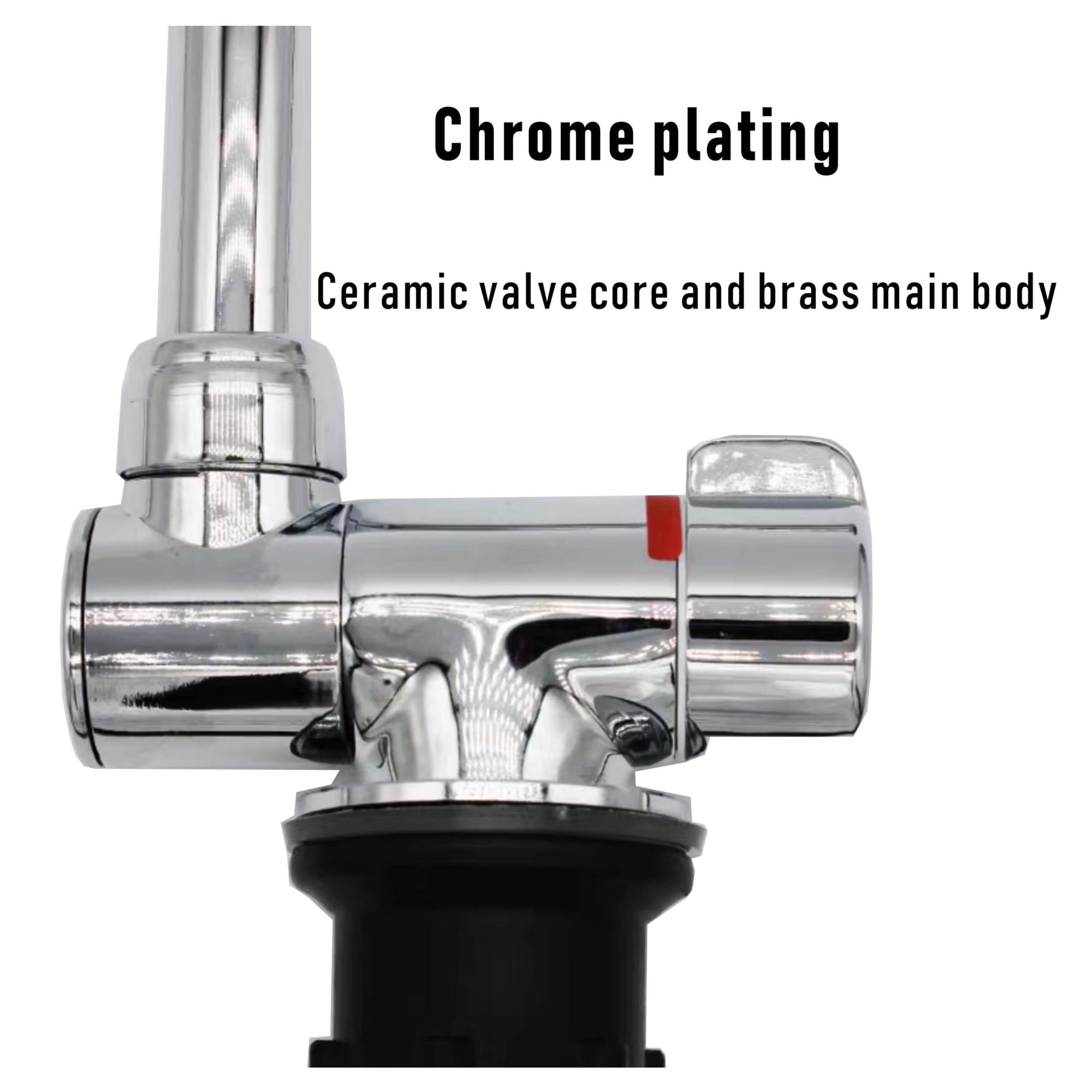Faucet 180 Degree Folding 360 Rotating Sink Tap Mobile Kitchen Bathroom RV Marine Boat Motorhome Camper Van Brass Body