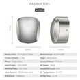 thumbnail image 3 of Fully Automatic Hand Dryer, Toilet Bathroom Commercial Hand Drying Machine With Hepa Filter Stainless Steel, 3 of 6