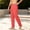 Orange men's elastic waist pants a1, variant on BRELIL Men's Straight Leg Elastic Waist Casual Lounge Pants Flowy Long Relaxed Fit Pajama Pants for Party Sleepwear, Orange S