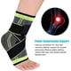 thumbnail image 3 of Juego de 2 tobilleras, soporte de tobillo de ligamento de compresión elástica, 3 of 5