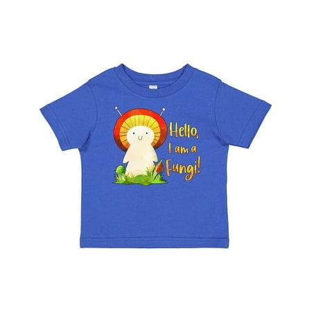 

Inktastic Hello I Am a Fungi- Cute Mushroom Pun Gift Baby Boy T-Shirt