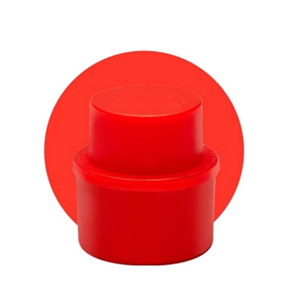2pcs/Set Reusable Cola Pump Frizzy Carbonation Keeper Bottle Stopper Drink Sealer Beverage Saver Soda Cap RED 2PCS