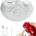 thumbnail image 5 of XIRQI 2 in 1 Electric Nail Clipper, 2 in 1 Electric Polishing Automatic Nail Clippers, Electric Nail Trimmer with 2 Adjustable Speeds, Nail Clippers for Children, Adults, Seniors (White), 5 of 7