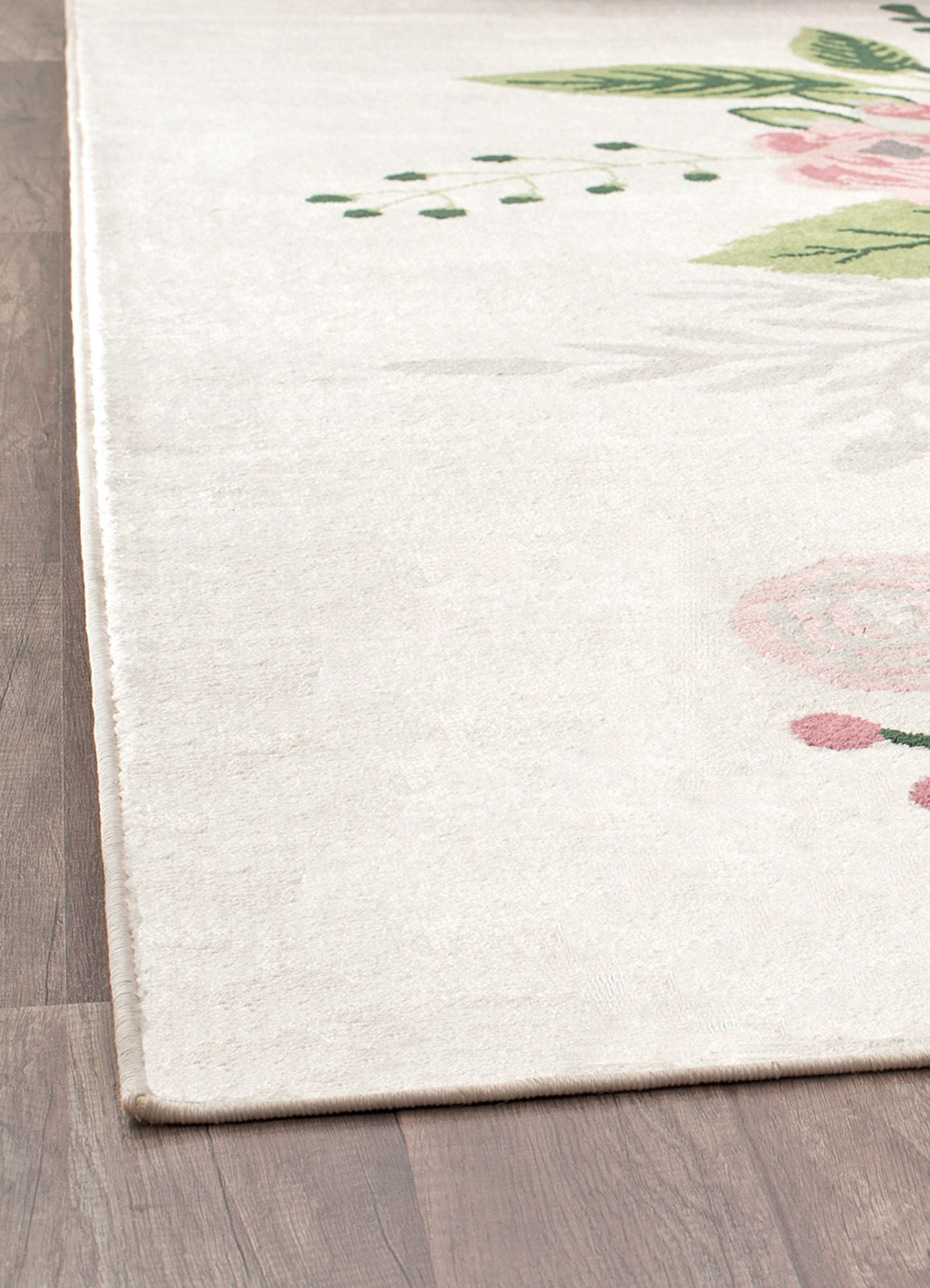 Rugs America Hanna VA25B Floral Charm Ivory Blush Floral Transitional Beige Area Rug, 2'x4'