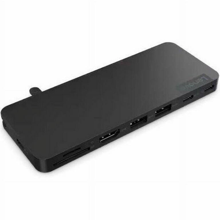Lenovo USB-Cスリムトラベルドック　X 1個 Amazon.com: Lenovo USB-C Slim Travel Dock, 8 Ports, Up to