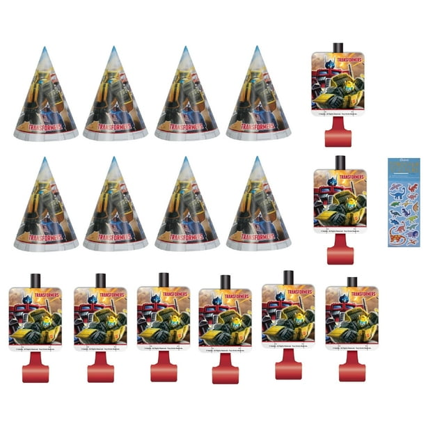 Paquete decorativo de artículos para fiestas Transformers Birthday