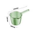 thumbnail image 3 of Kitchen Scoop Water Dispenser Tool Plastic Ladle for Cooking Bathing Household Use, Green, 3 of 6