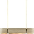 thumbnail image 7 of Gold Leaf Abaca Rope Tenby Oval Chandelier, 7 of 7