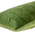 thumbnail image 4 of Parkland Collection Iphis 12x24" Quilted Fabric Throw Pillow in Olive Green, 4 of 7