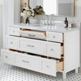 thumbnail image 4 of Ariel B60-BC-WHT Monroe 60" Single Free Standing Vanity Cabinet Only - White, 4 of 7