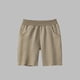 thumbnail image 2 of Uniforme escolar Honeeladyy de verano para niños y niñas, pantalones cortos de mezclilla, monos, regalos para niños (caqui, 1-2 años), 2 of 3