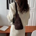 thumbnail image 4 of Bolso bandolera para mujer, bolso informal de estilo callejero con correa ajustable de pana para mujer, 4 of 6