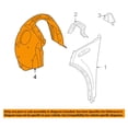 thumbnail image 3 of For 02-08 Mini Cooper Front Splash Shield Inner Fender Liner Panel Driver Side, 3 of 4