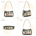 thumbnail image 7 of FORMRS Womens Shoulder Bag with Chain Strap Clutch Purse Cute Tote Handbag, Beige Snowmen, 7 of 7