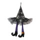 thumbnail image 3 of Decoraciones colgantes de piernas de para Halloween, sombrero de piernas de , cartel colgante, adorno, novedad, colgador multifuncional Violeta, 3 of 8