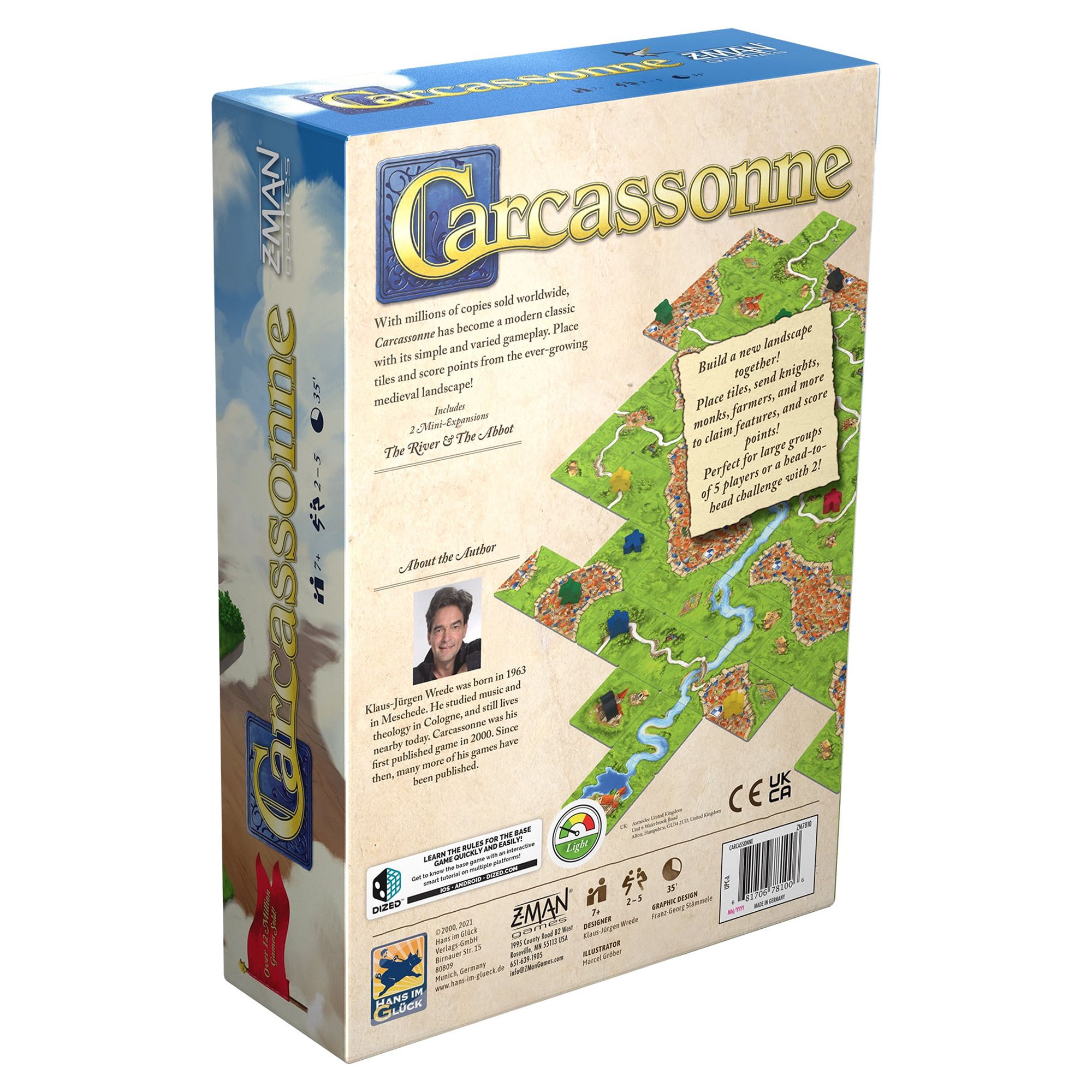 Asmodee Carcassonne Family Strategy Board Game photo 4