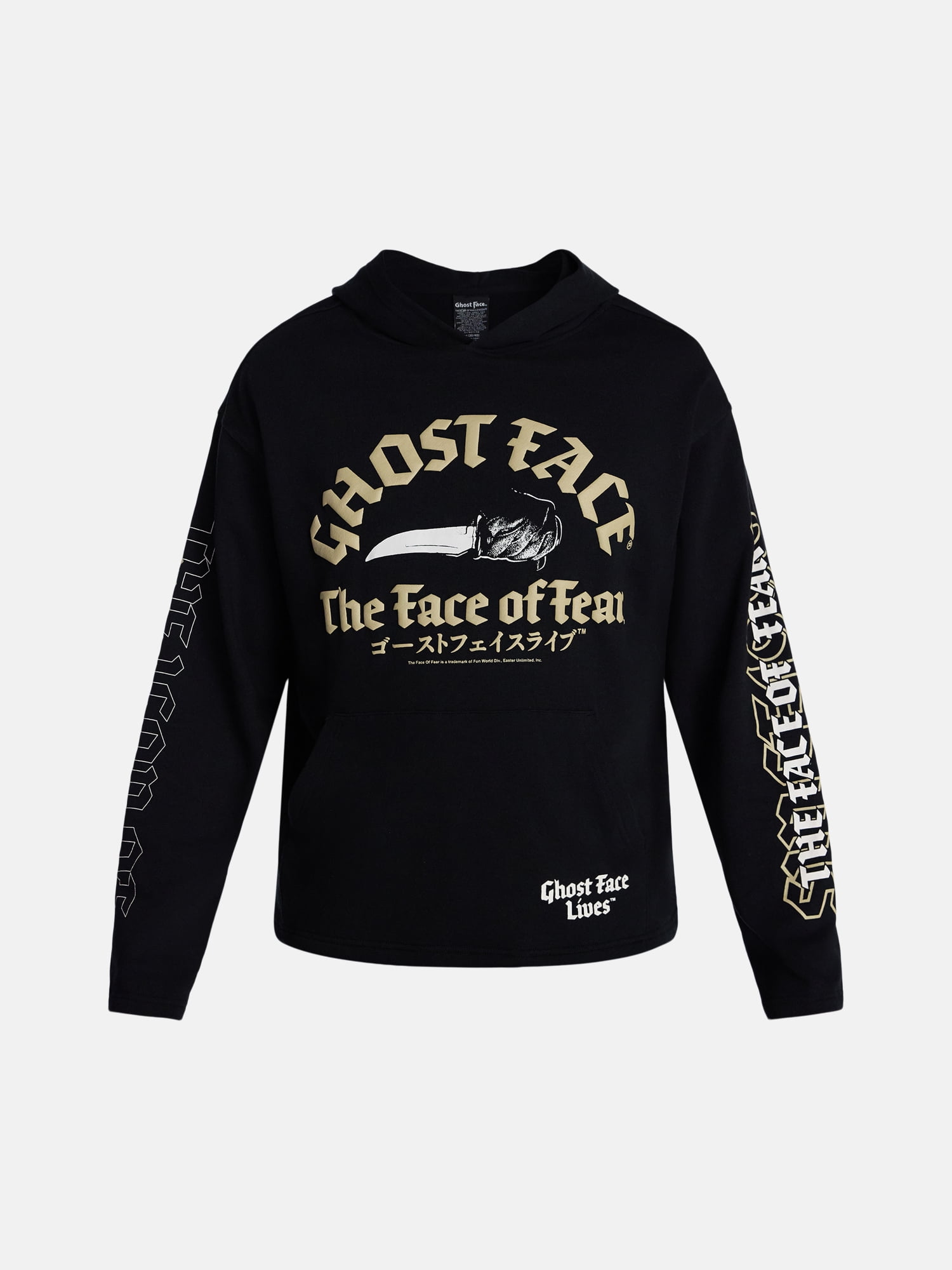 Ghostface Men's and Big Men's Graphic Hoodie with Long Sleeves, Sizes XS-5XL