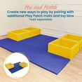 thumbnail image 5 of ECR4Kids SoftZone Play Patch Activity Mat Squares, Modular Playmat, Blue, 4-Pack, 5 of 9