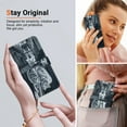 thumbnail image 5 of Compatible with Motorola Moto Edge 30 Neo Flower Painted PU Leather Wallet Case with Card Slots Cover, 5 of 5