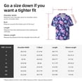 thumbnail image 5 of Fuzoiu White Skull Flower Print Men's Casual Short,Men's Short Sleeve Shirt,Mens Casual Button Down Shirts,Cuban Collar Summer Shirt for Beach, Vacation, and Outdoor Activities-Small, 5 of 5