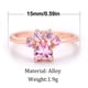 thumbnail image 4 of Anillos para mujer, regalos para mujer, diseño de pata con circonitas cúbicas y bola de rompecabezas., 4 of 4