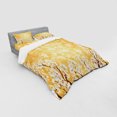 thumbnail image 3 of Ambesonne Floral Bedding Set 3 Pcs, Trees Blossom in Spring, Twin XL, Yellow and White, 3 of 3