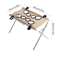 thumbnail image 3 of Surpdew Foldable Pet Fox Bed Frame With Breathable Mesh, Elevated Dog/Cat Cot With 8 Holes For Small Pets, Portable Raised Pet Bed For Indoor & Outdoor Use Brown, 3 of 6
