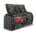 thumbnail image 4 of PHELIKA Letter S Classic Monogram Magnetic Mailbox Covers Post Letter Box Cover Standard Size 21H x 18W, 4 of 8