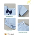 thumbnail image 4 of SANMIO Newborn Infant Baby Boy Clothes Summer Short Sleeve Romper and Pants Outfits Set 0 3 6 12 18 Months, 4 of 6