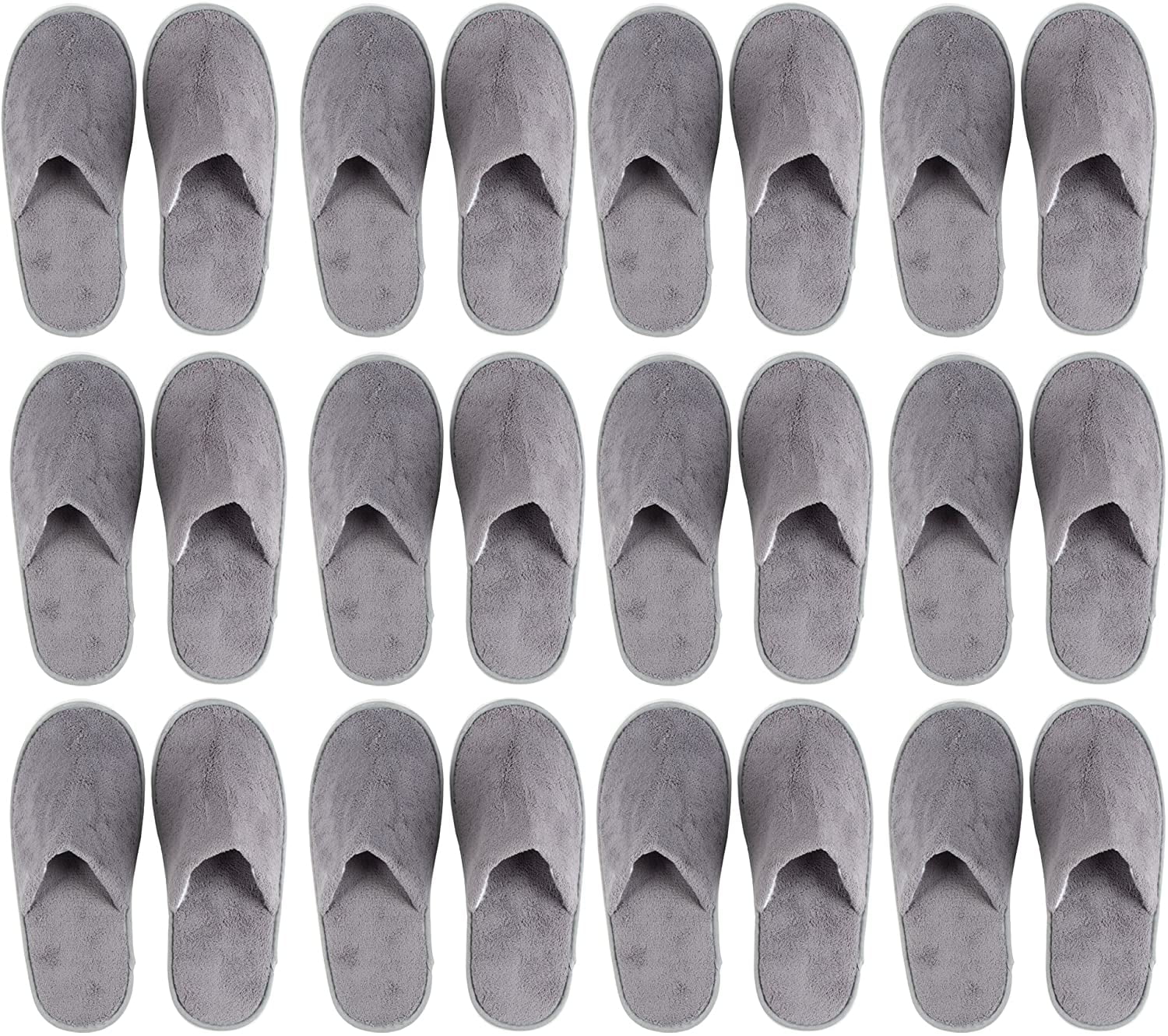 Disposable Slippers 12Pack Disposable Slippers, Great for Hotel, Spa, Guest, Nail Salon Use